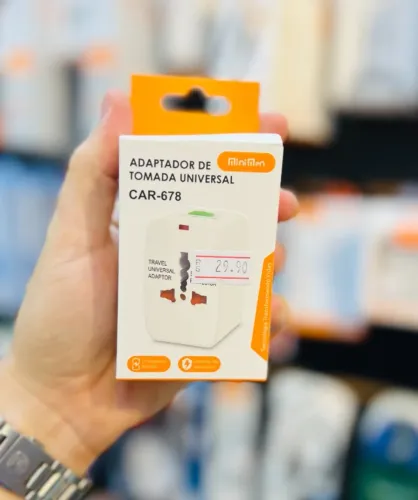 Adaptador Tomada Para Viajens Universal
