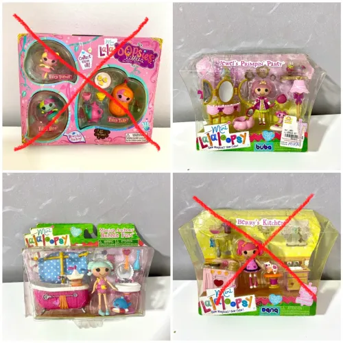 Lalaloopsy Mini Playsets Completos Vários Modelos