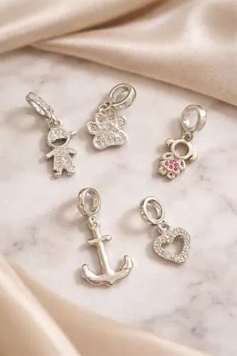 Berloques em Prata 925 - Charms para Pulseira (Lindos e Delicados)