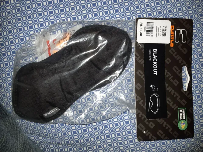 Máscara blackout 8,5×20,5cm de tecido Ripstop 095D thermo sense super confortável