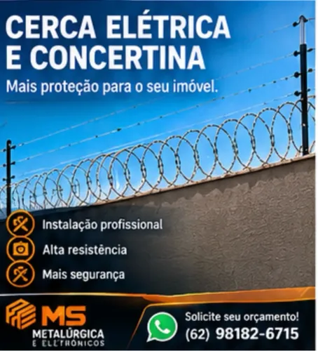 Concertina & cerca elétrica 
