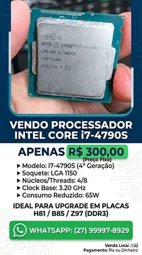 Processador intel Core i7-4790S