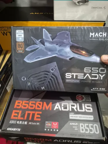 KIT GAMER B550M + FONTE 650W 
