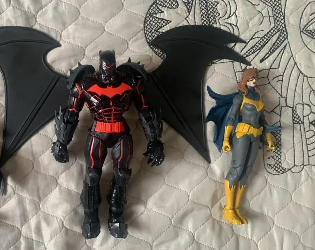 Lote Dc Multiverse Mcfarlane - Hellbat + Batgirl 