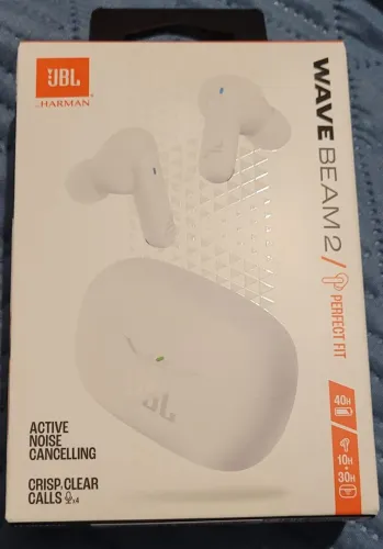 Fone JBL wave beam 2/ perfect fit - Branco