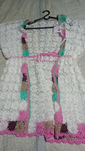 Saída de banho em crochê