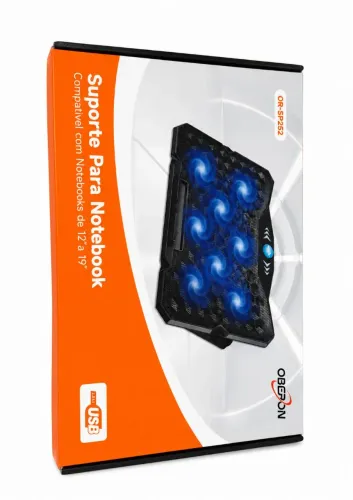 Suporte com cooler para Notebook de 12"a 19"<br>OR-SP252<br>at AR H<br>dl<br>? THE ? the