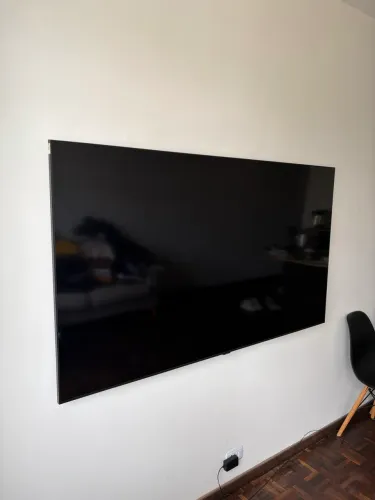 TV samsung 70 polegadas cu7700 com problema na tela