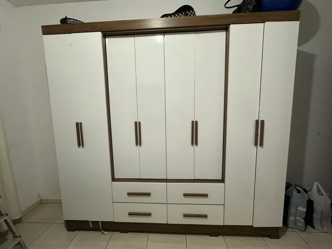 GUARDA ROUPA CASAL 8 PORTAS