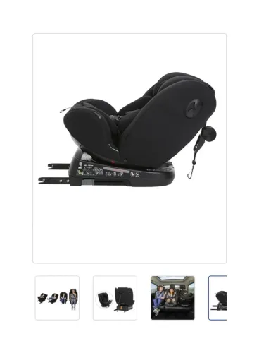 Cadeirinha / bebê conforto para carro 360° com isofix