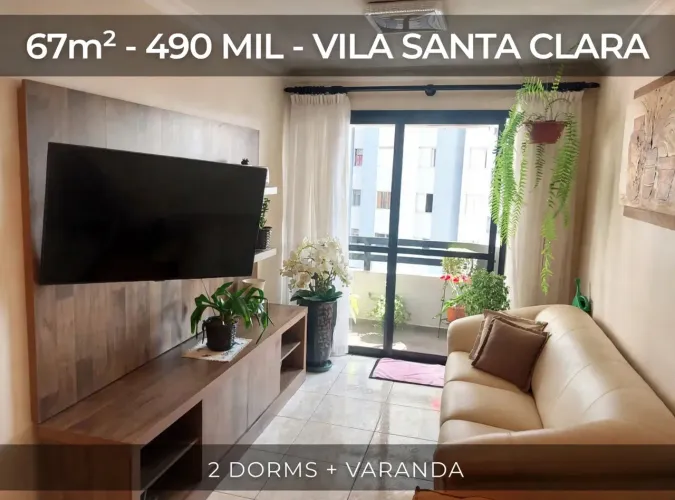 67m2 Apto. 2 Dorm.,1Vaga + Deposito