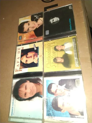 6 CDs Roberto Carlos Zezé Fafá Daniel Xororó sertanejo mpb