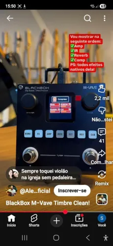 vendo pedaleira blachboh e uma pokt amp  pedal de volume 