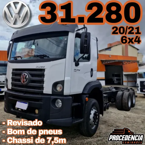 31.280 6x4 - 20/21 No chassi, Abaixo de fipe!