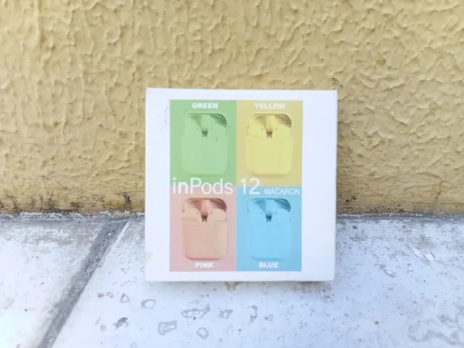 In pods 12 rosa bluetooth e sem fio