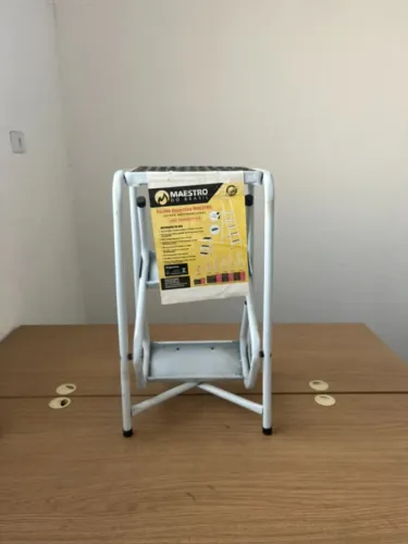 BANQUETA ESACADA 3 DEGRAUS 50CM MAESTRO BRANCA