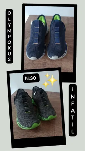 Tênis infantil Olympikus calce fácil perfeito para dias escolares ou passeios.