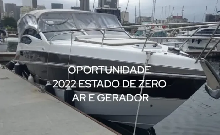 Lancha Real 365 2022 - Diesel, Ar, Gerador, Boiler, Estado De 0km
