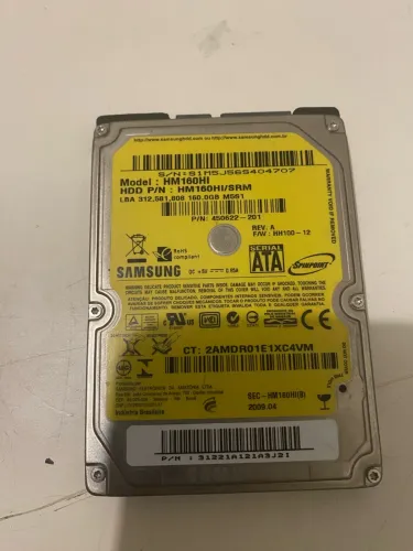 Hd samsung 2.6 160gb