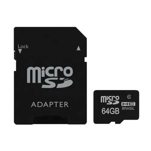 Vendo cartão de memória novo 64gigas com adaptador