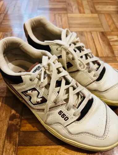Tênis New Balance 550 de couro