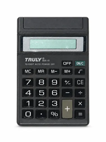 Calculadora Antiga Truly 806-10 - Vintage e Difícil de Encontrar