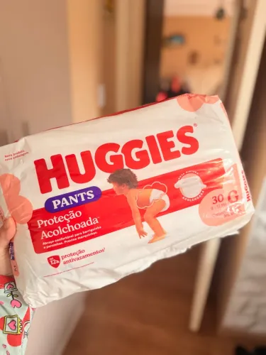 Fralda descartável Huggies Pants Tamanho G com 30 unidades
