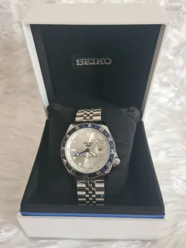 RELÓGIO SEIKO GMT PRATA - AUTOMÁTICO - FAÇA SUA OFERTA