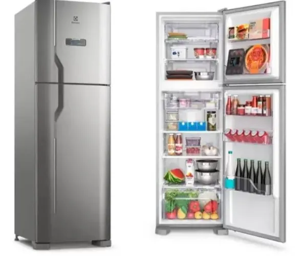 Geladeira Electrolux Frost Free 400L Duplex Inox