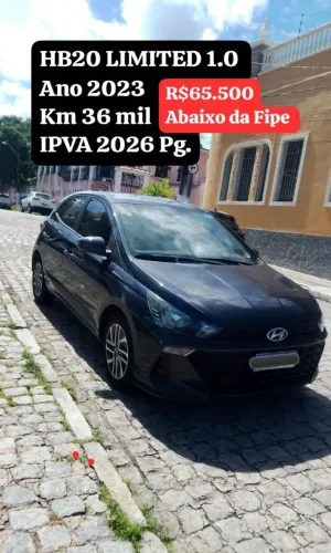 Hyundai HB20 Limited 1.0 Flex 12V Mec. 2023