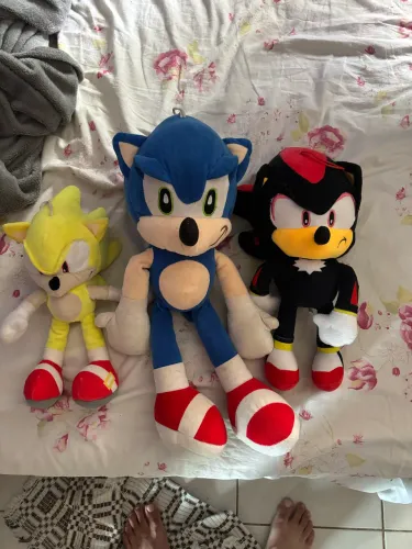 Coleção pelúcias Sonic + harry potter
