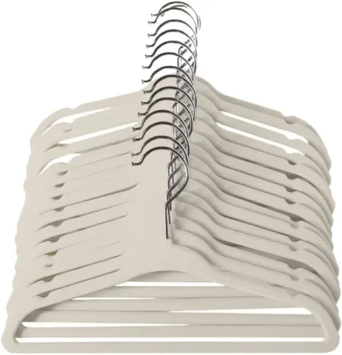 Kit com 100 Cabides de Veludo Slim - Rister Baby