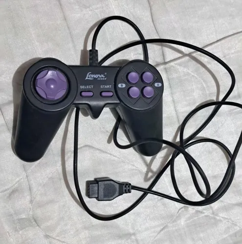 Controle Lenoxx Sounds com Fio DB9 para Mega Drive/Atari - Leia a Descrição