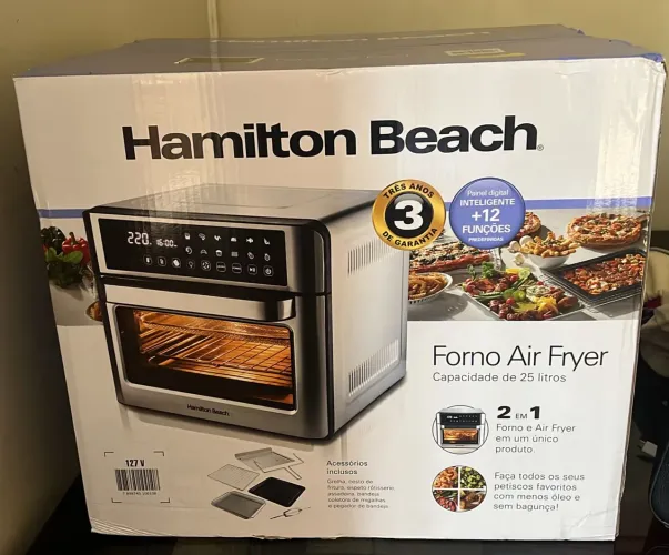 Forno Air Fryer Hamilton Beach 25L - NOVA, NA CAIXA!
