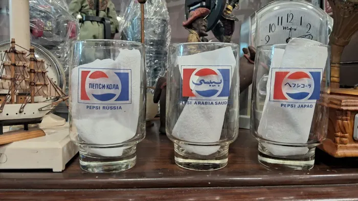 Pepsi Copos Países anos 80 ainda novos
