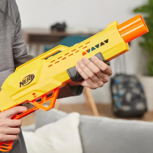  3 Lançadores De Dardos Nerf Alpha Strike Tiger , Contém 24 dardos