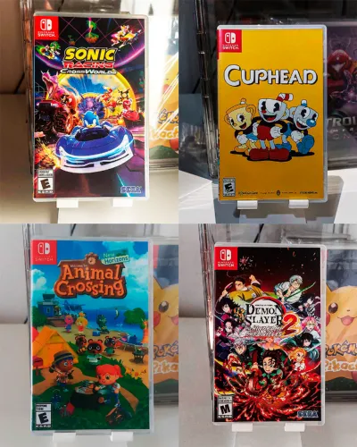 (Reservado) Sonic Racing CrossWorlds + Cuphead + Animal Crossing + Hinokami Chronicles 2