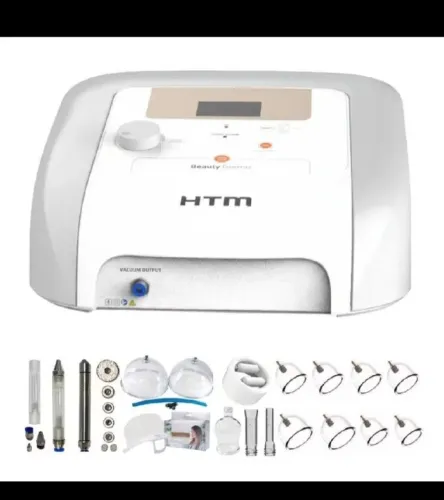 APARELHO HTM VACUOTERAPIA/VENTOSATERAPIA + KIT CANETA EXTRATORA + KIT CANETA DIAMANTADA