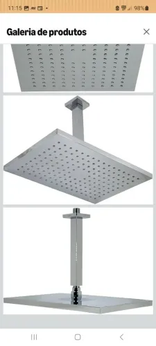 Chuveiro lorenzetti LorenQuadra 7030 C16 novo na caixa.