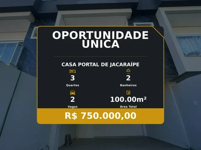 Viva com estilo: casa em Portal de Jacaraípe, perto das praias!