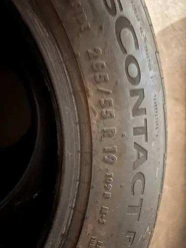 4 pneus 265 55r19 continental, original GWM P30 e H9.