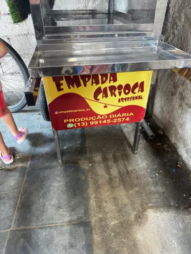 Carrinho de empadas lanches salgados