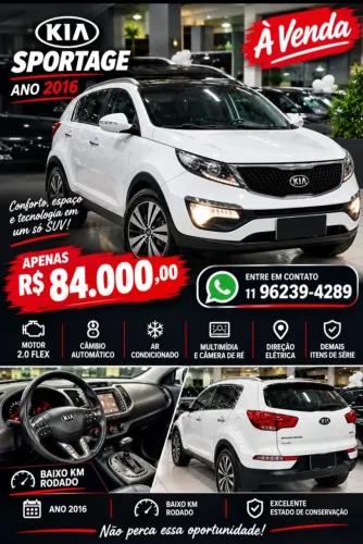 Kia Motors Sportage EX 2.0 16v/ 2.0 16V Flex Aut. 2016