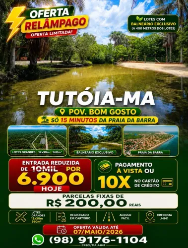 Terreno em TUTÓIA-MA