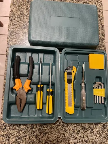 ferramentas com 12 peças kit