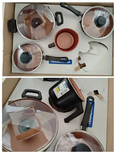 Jogo Panela Tramontina + Kit