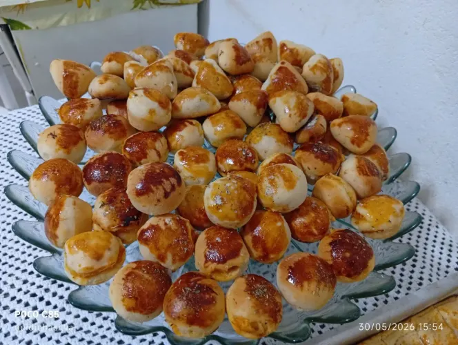 Salgados fritos e assados