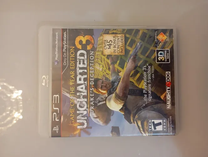 Uncharted 3 ps3 mídia física
