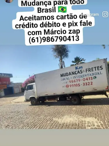 Gama mudança e frete local e intestadual todo Brasil ?