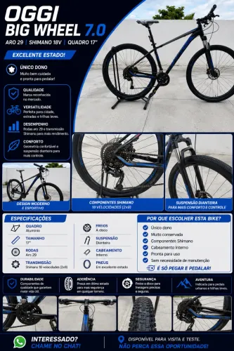 Bicicleta OGGI 7.0